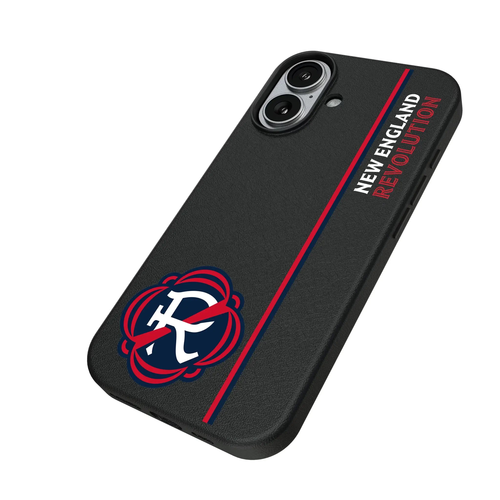 New England Revolution Sidebar iPhone MagSafe Compatible Phone Case for Apple iPhone - Isometric View#Device_iPhone 17