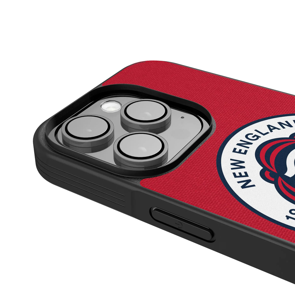 New England Revolution Stripe iPhone Bump Phone Case for Apple iPhone - Detail