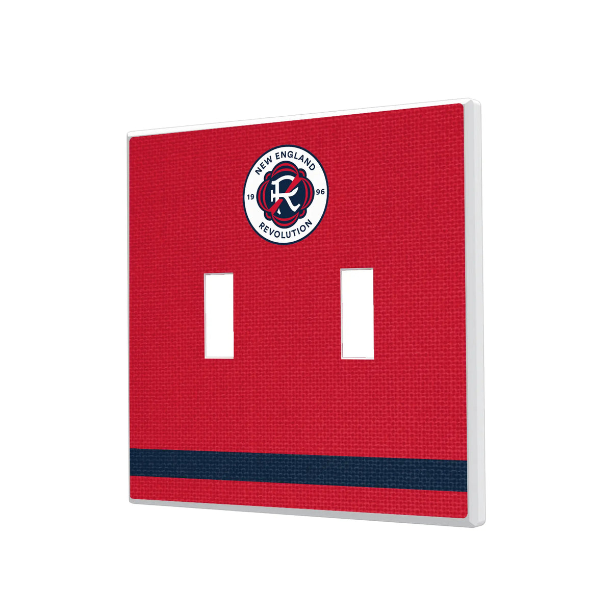 New England Revolution Stripe Hidden-Screw Light Switch Plate#Style_Double Toggle