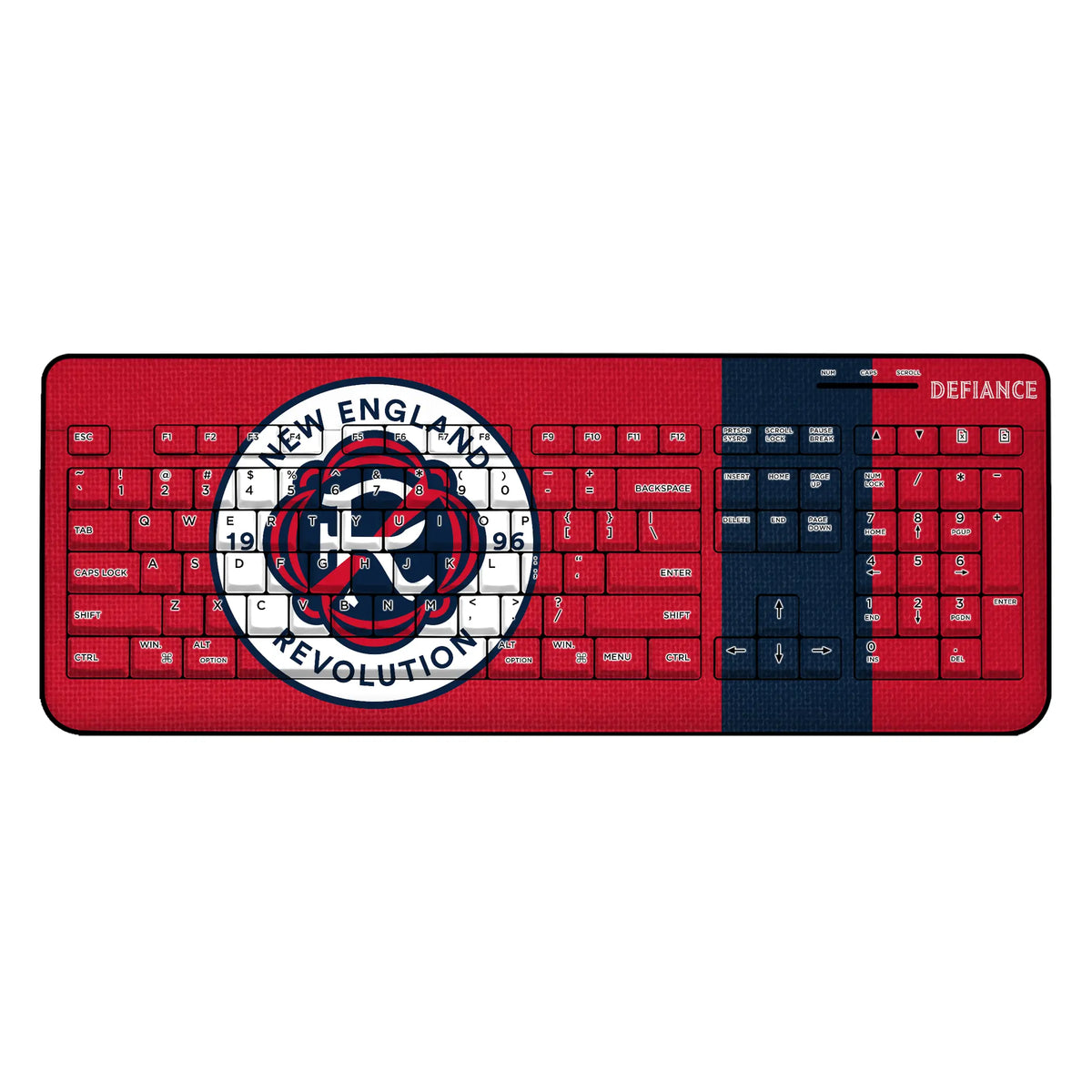New England Revolution Stripe Wireless USB Keyboard