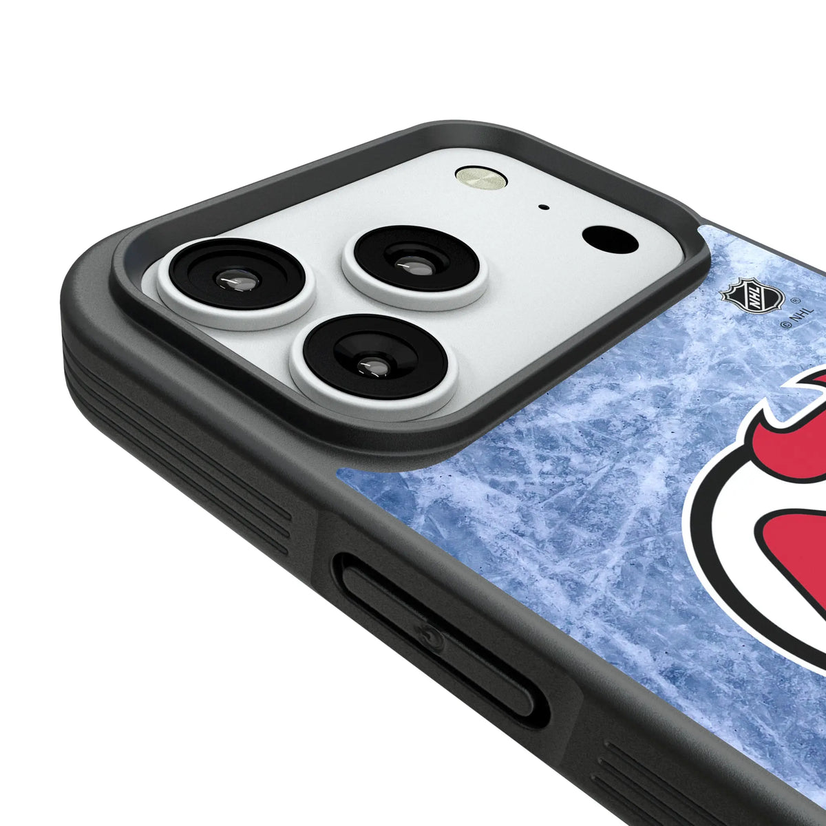 New Jersey Devils Ice Wordmark iPhone Bump Phone Case for Apple iPhone - Detail#Device_iPhone 18 Pro