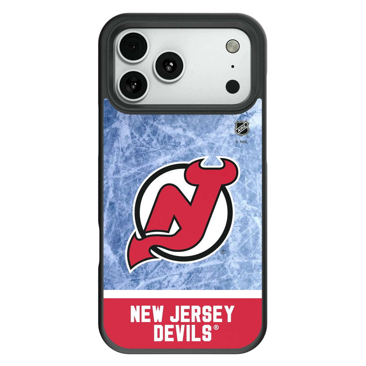 New Jersey Devils Ice Wordmark Bump Phone Case for Apple iPhone