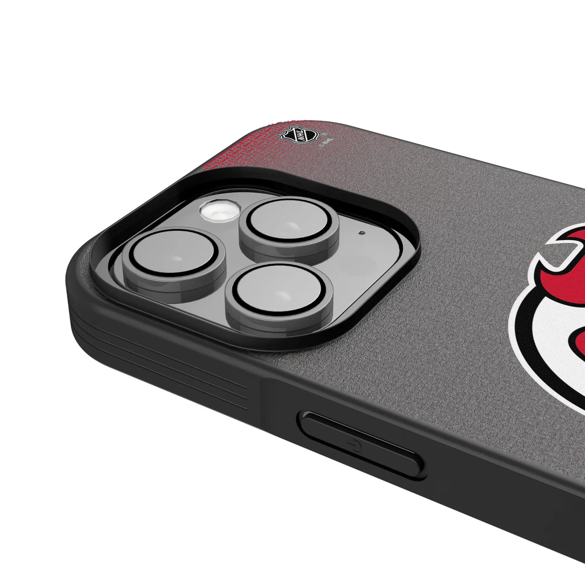 New Jersey Devils Linen iPhone Bump Phone Case for Apple iPhone - Detail