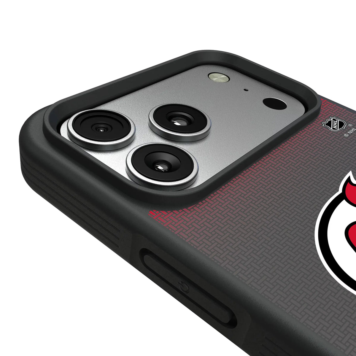 New Jersey Devils Linen iPhone Bump Phone Case for Apple iPhone - Detail#Device_iPhone 17 Pro Max