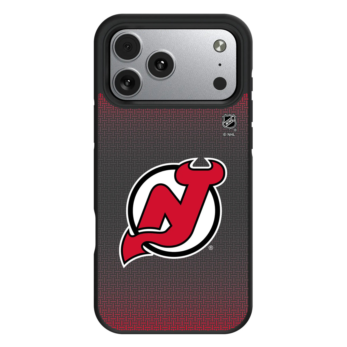 New Jersey Devils Linen iPhone Bump Phone Case for Apple iPhone#Device_iPhone 17 Pro Max