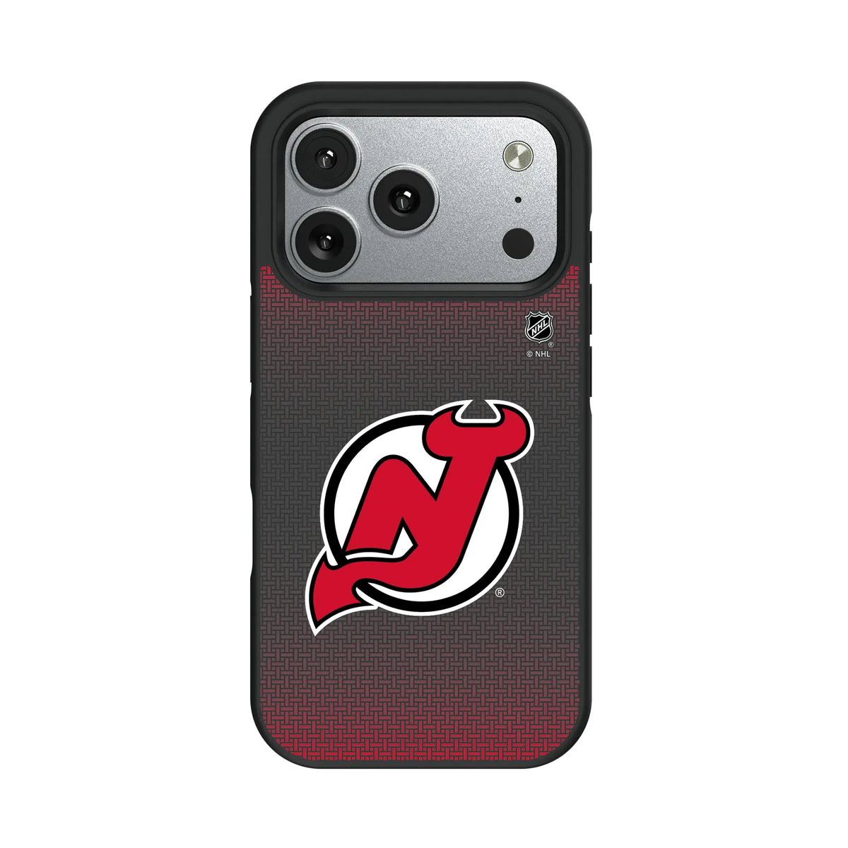 New Jersey Devils Linen iPhone Bump Phone Case for Apple iPhone#Device_iPhone 17 Pro