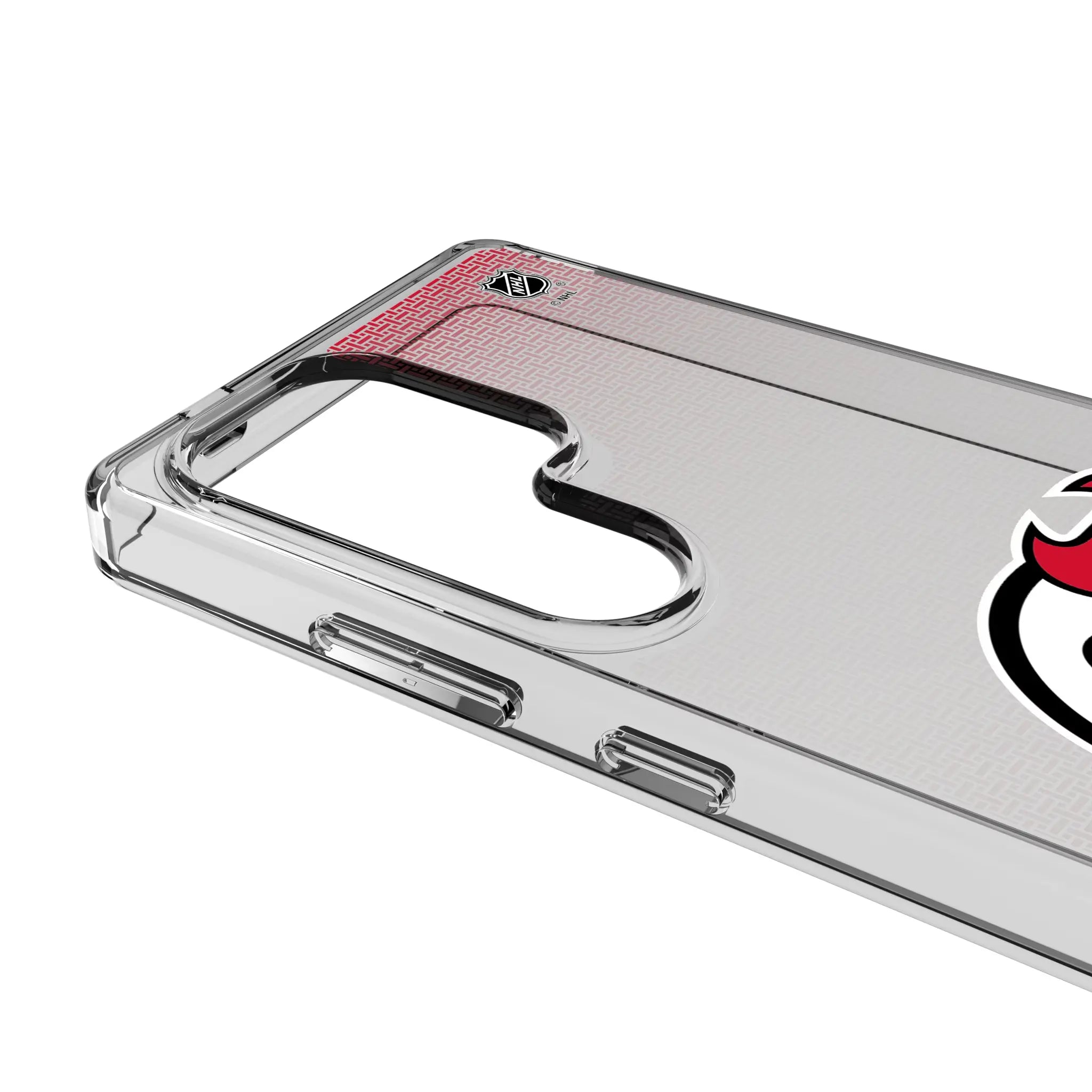 New Jersey Devils Linen Galaxy Clear Phone Case for Samsung Galaxy - Detail#Device_Galaxy S25 Ultra