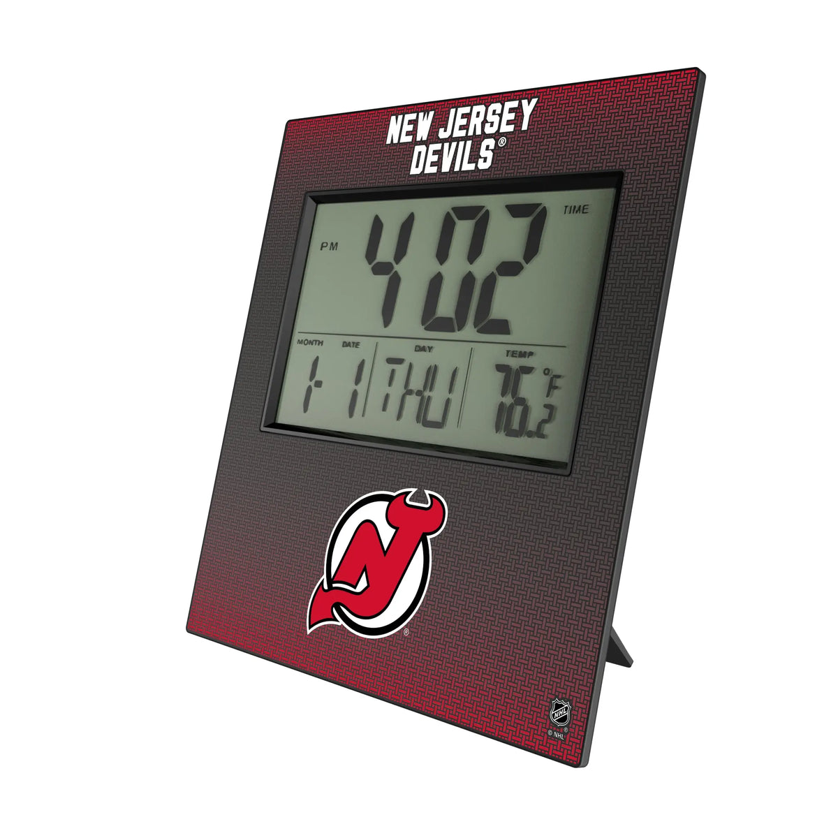 New Jersey Devils Linen Wall Clock