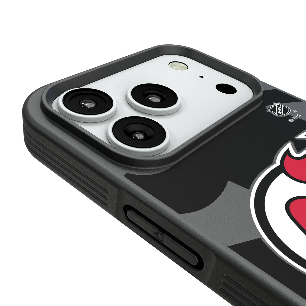 New Jersey Devils Monocolor Tilt iPhone Bump Phone Case for Apple iPhone - Detail#Device_iPhone 18 Pro