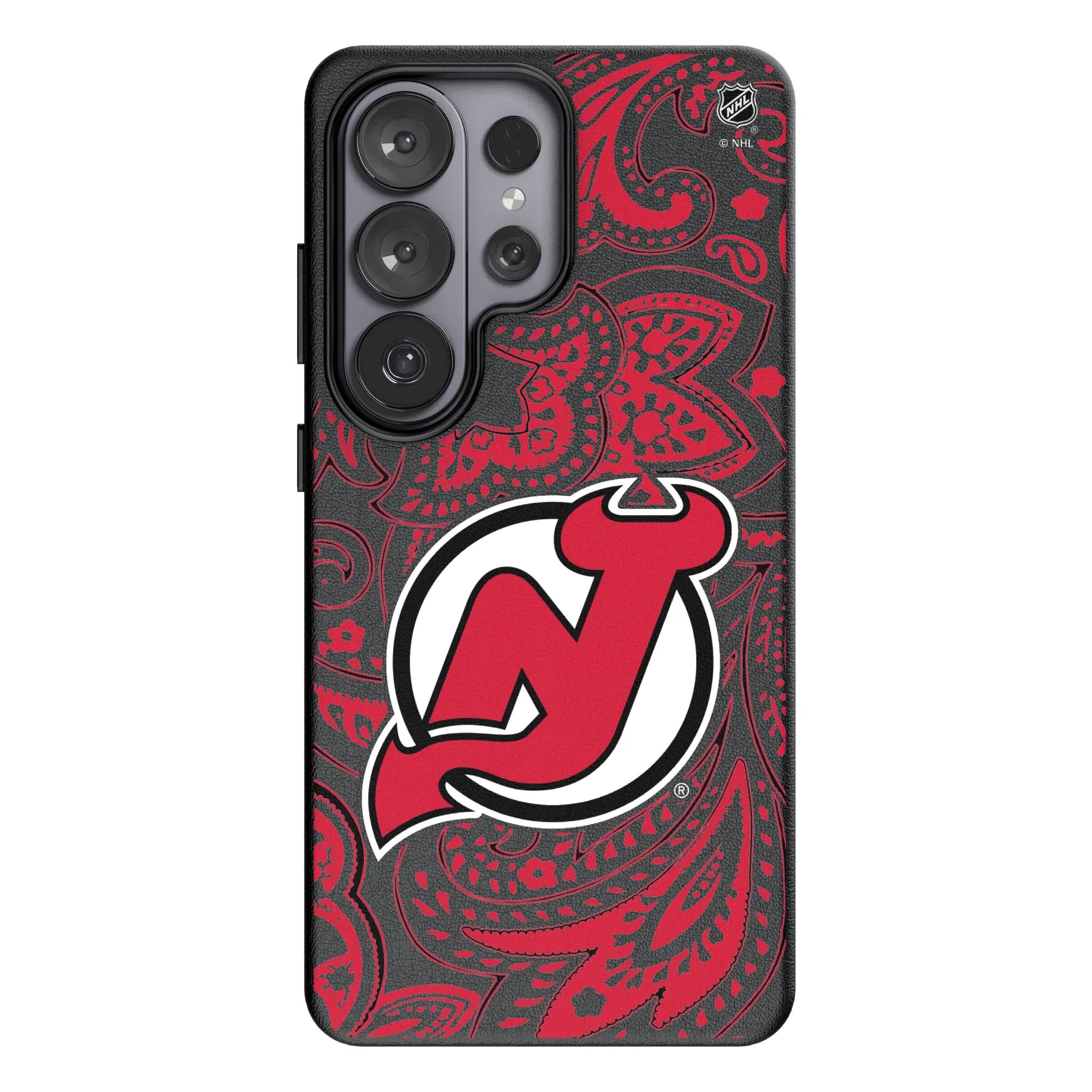 New Jersey Devils Paisley Galaxy MagSafe Compatible Phone Case for Samsung Galaxy#Device_Galaxy S26 Ultra