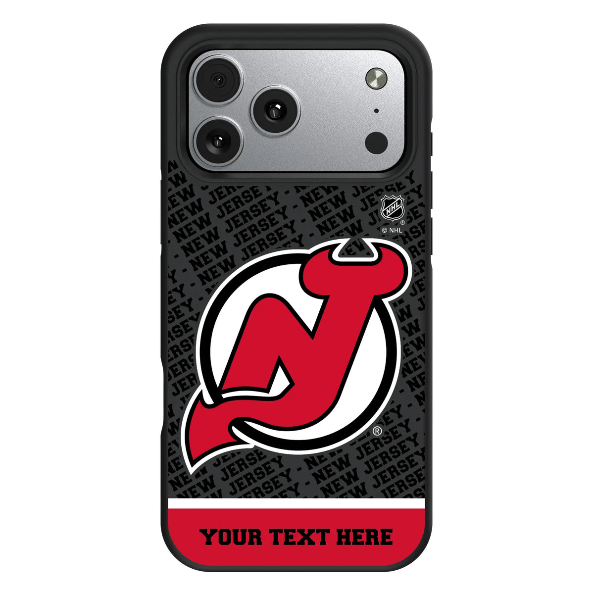 New Jersey Devils Personalized EndZone Plus iPhone Bump Phone Case for Apple iPhone#Device_iPhone 17 Pro Max