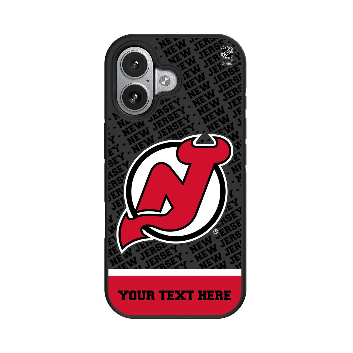 New Jersey Devils Personalized EndZone Plus iPhone Bump Phone Case for Apple iPhone#Device_iPhone 17