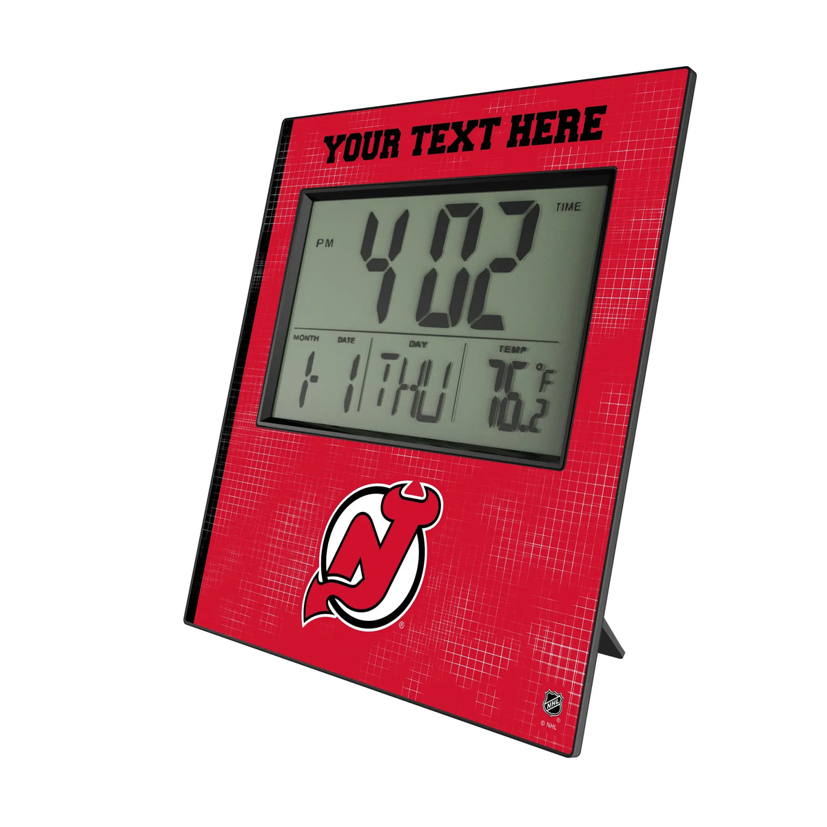 New Jersey Devils Personalized Hatch Wall Clock