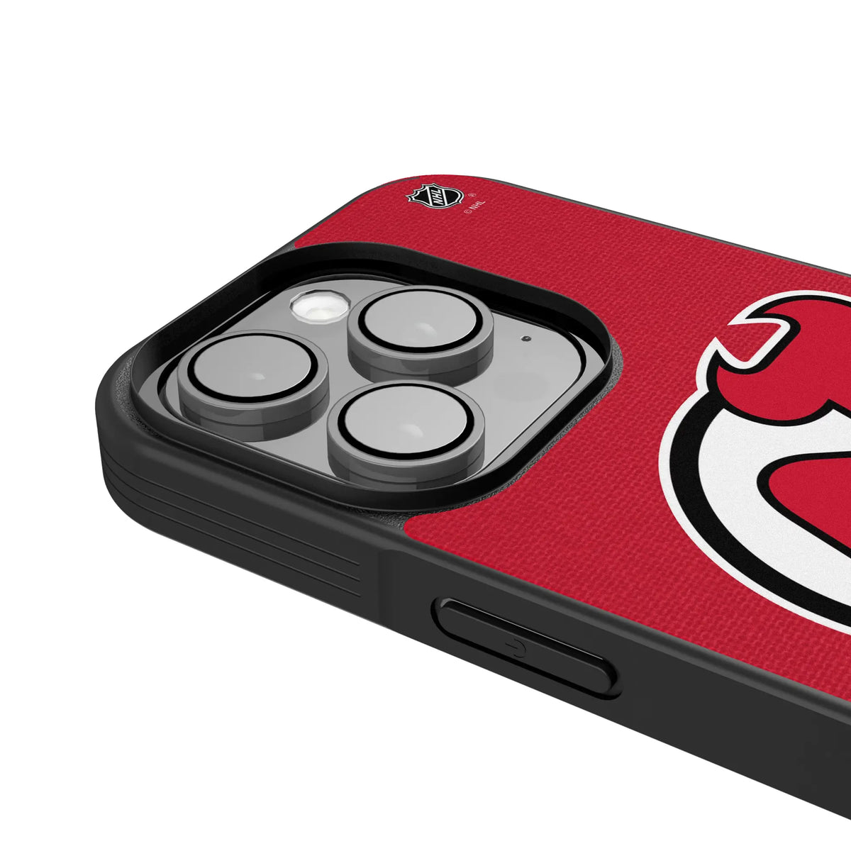 New Jersey Devils Personalized Stripe iPhone Bump Phone Case for Apple iPhone - Detail