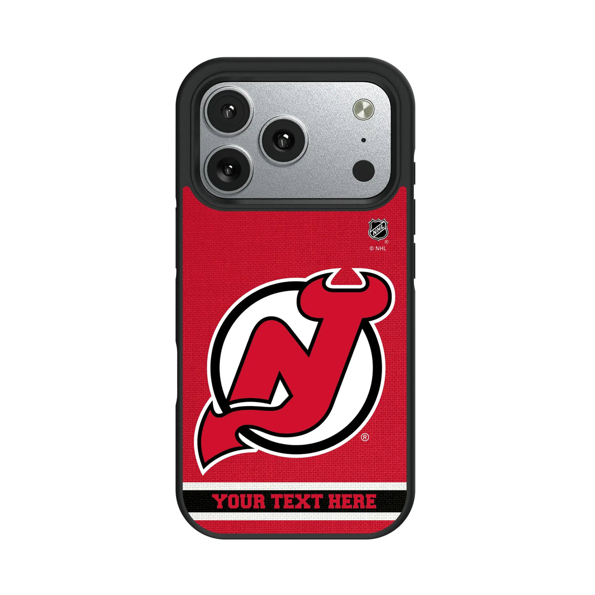 New Jersey Devils Personalized Stripe iPhone Bump Phone Case for Apple iPhone#Device_iPhone 17 Pro