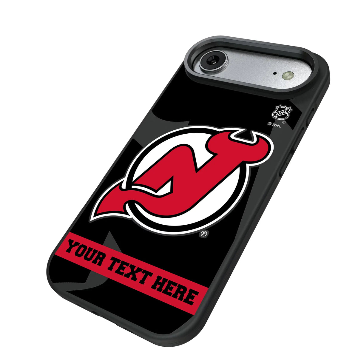 New Jersey Devils Personalized Tilt iPhone Bump Phone Case for Apple iPhone - Isometric View#Device_iPhone Air