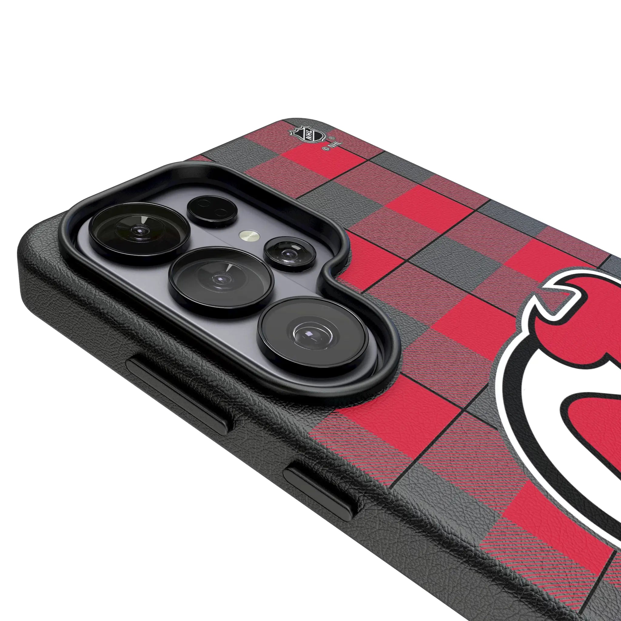 New Jersey Devils Plaid Galaxy MagSafe Compatible Phone Case for Samsung Galaxy - Detail#Device_Galaxy S26 Ultra