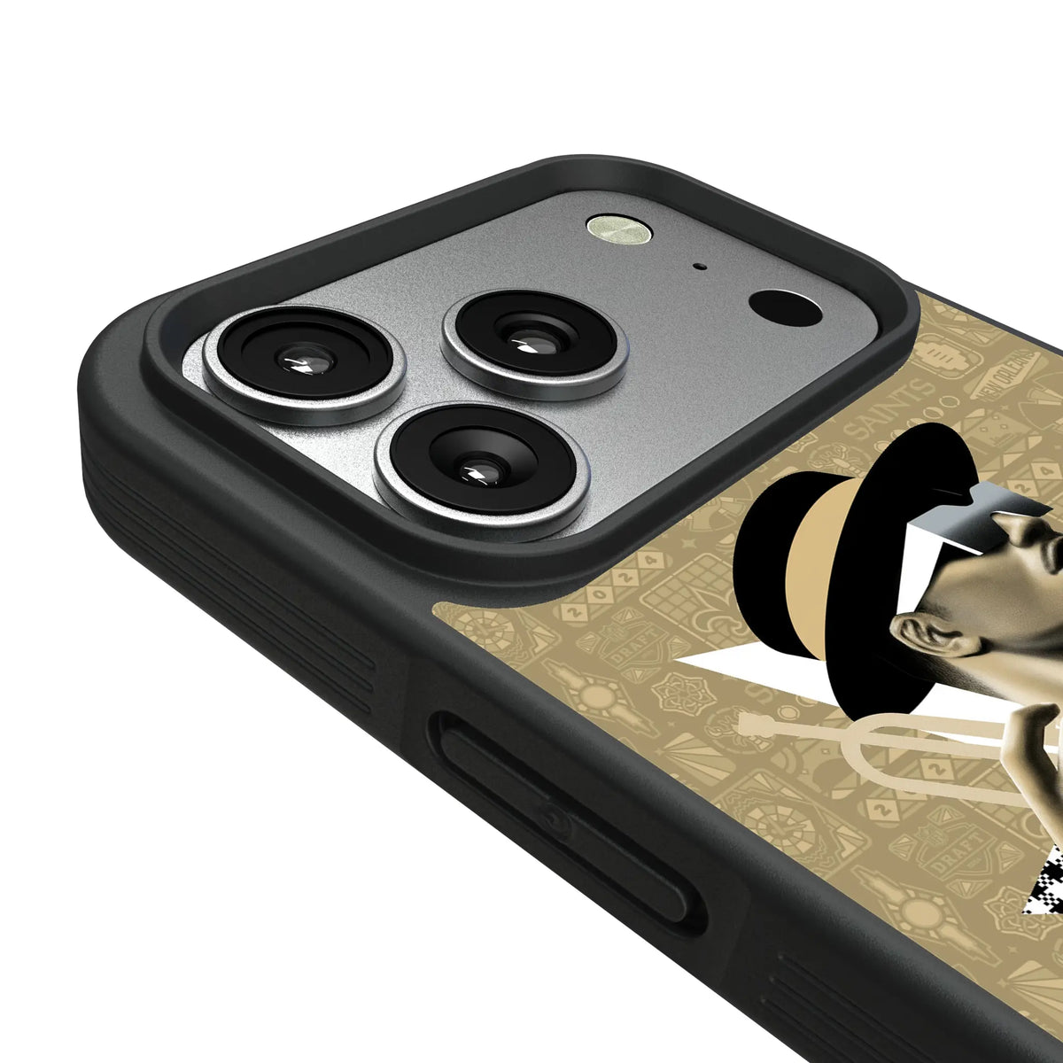 New Orleans Saints Deco iPhone Bump Phone Case for Apple iPhone - Detail#Device_iPhone 17 Pro