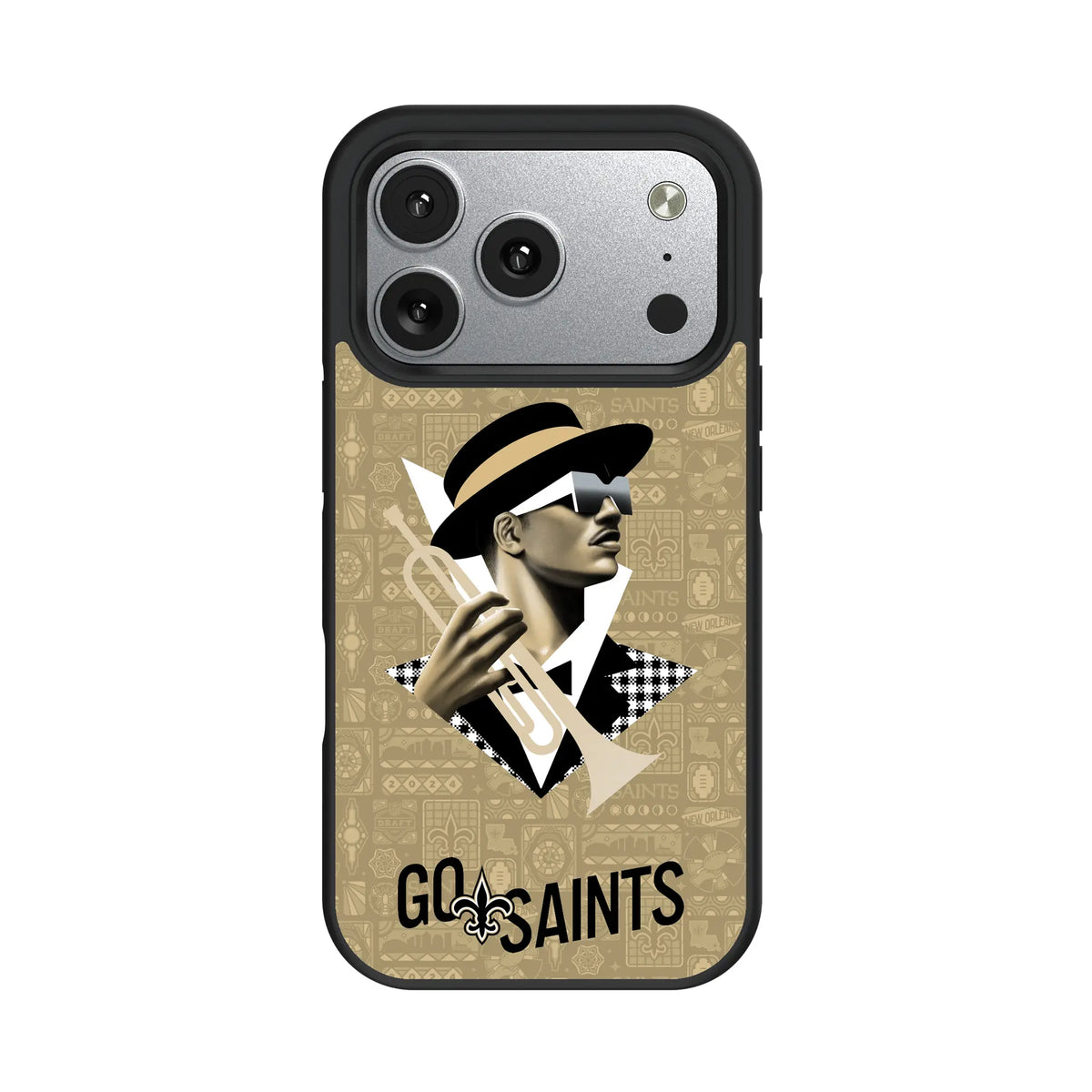 New Orleans Saints Deco iPhone Bump Phone Case for Apple iPhone#Device_iPhone 17 Pro