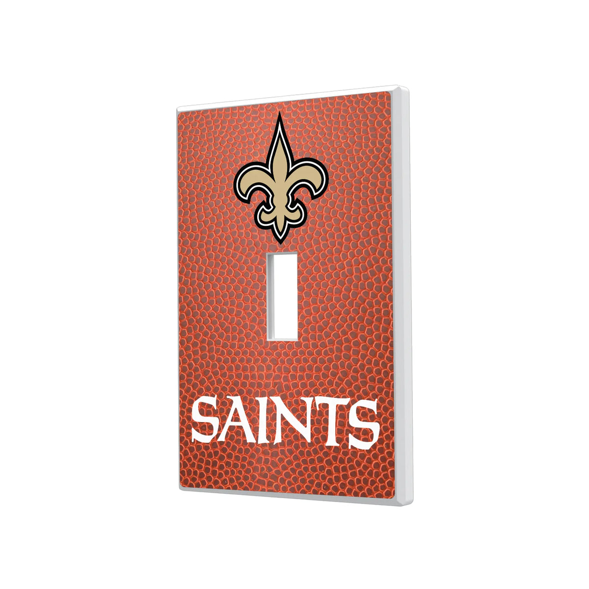 New Orleans Saints Football Hidden-Screw Light Switch Plate#Style_Single Toggle
