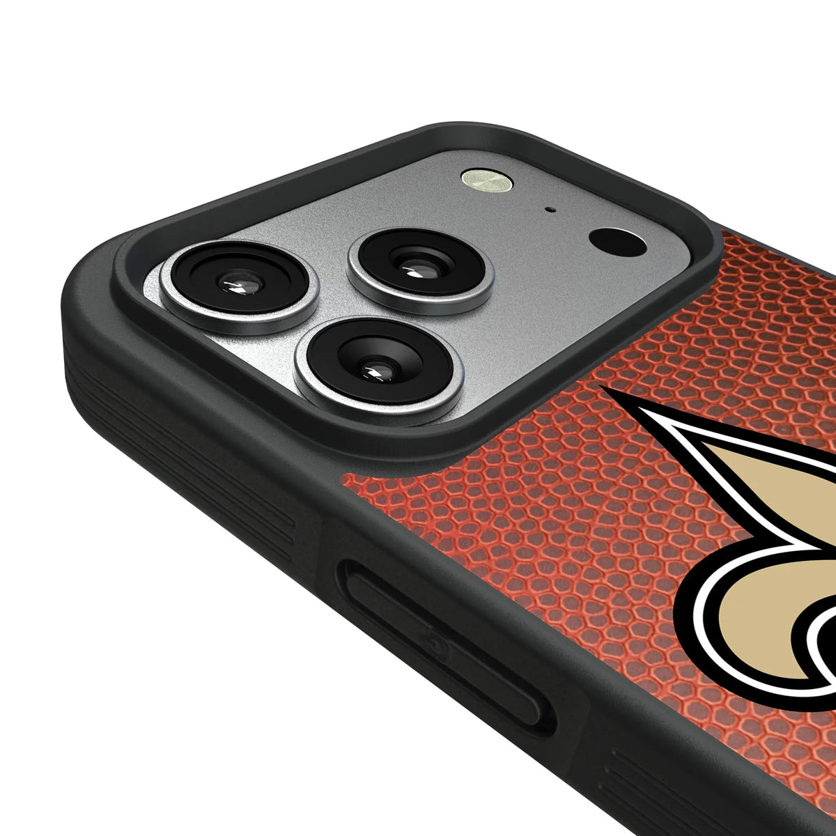 New Orleans Saints Football Wordmark iPhone Bump Phone Case for Apple iPhone - Detail#Device_iPhone 17 Pro