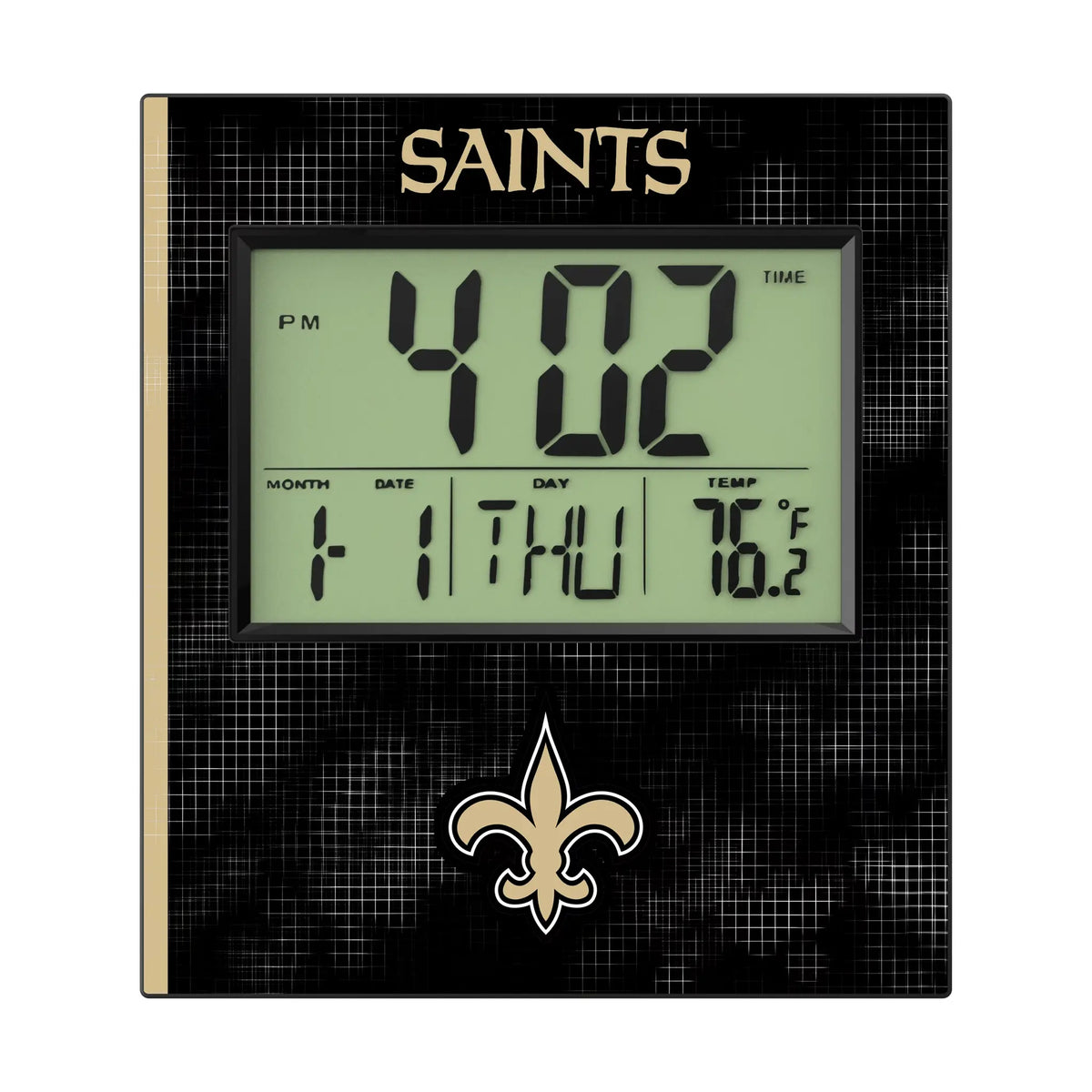 New Orleans Saints Hatch Wall Clock