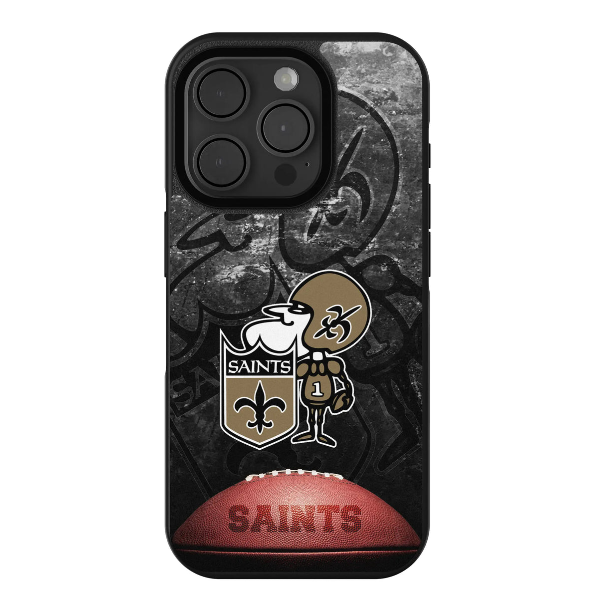 New Orleans Saints Historic Collection Legendary iPhone Bump Phone Case for Apple iPhone