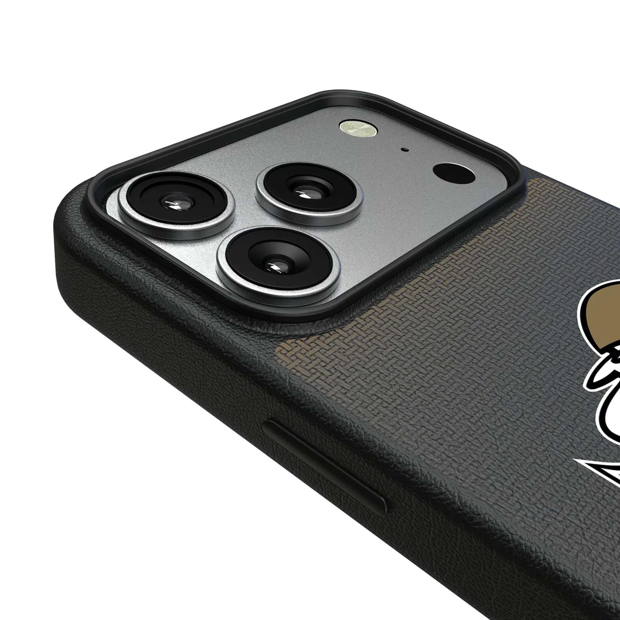 New Orleans Saints Historic Collection Linen iPhone MagSafe Compatible Phone Case for Apple iPhone - Detail#Device_iPhone 17 Pro