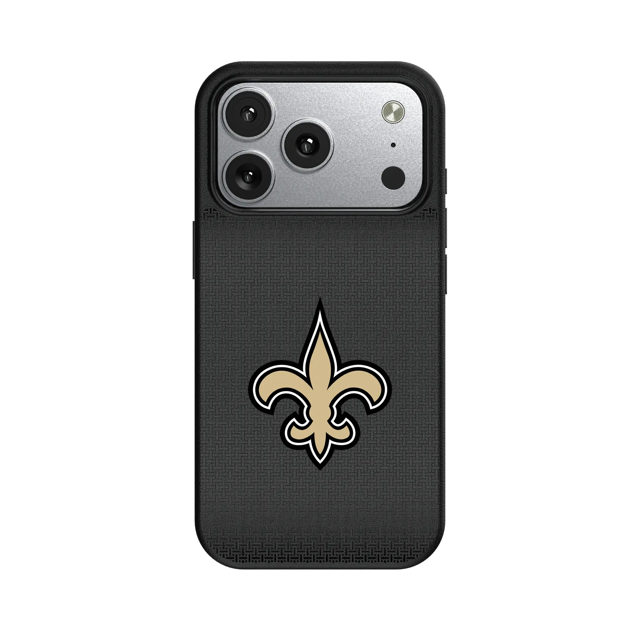 New Orleans Saints Linen iPhone MagSafe Compatible Phone Case for Apple iPhone#Device_iPhone 17 Pro