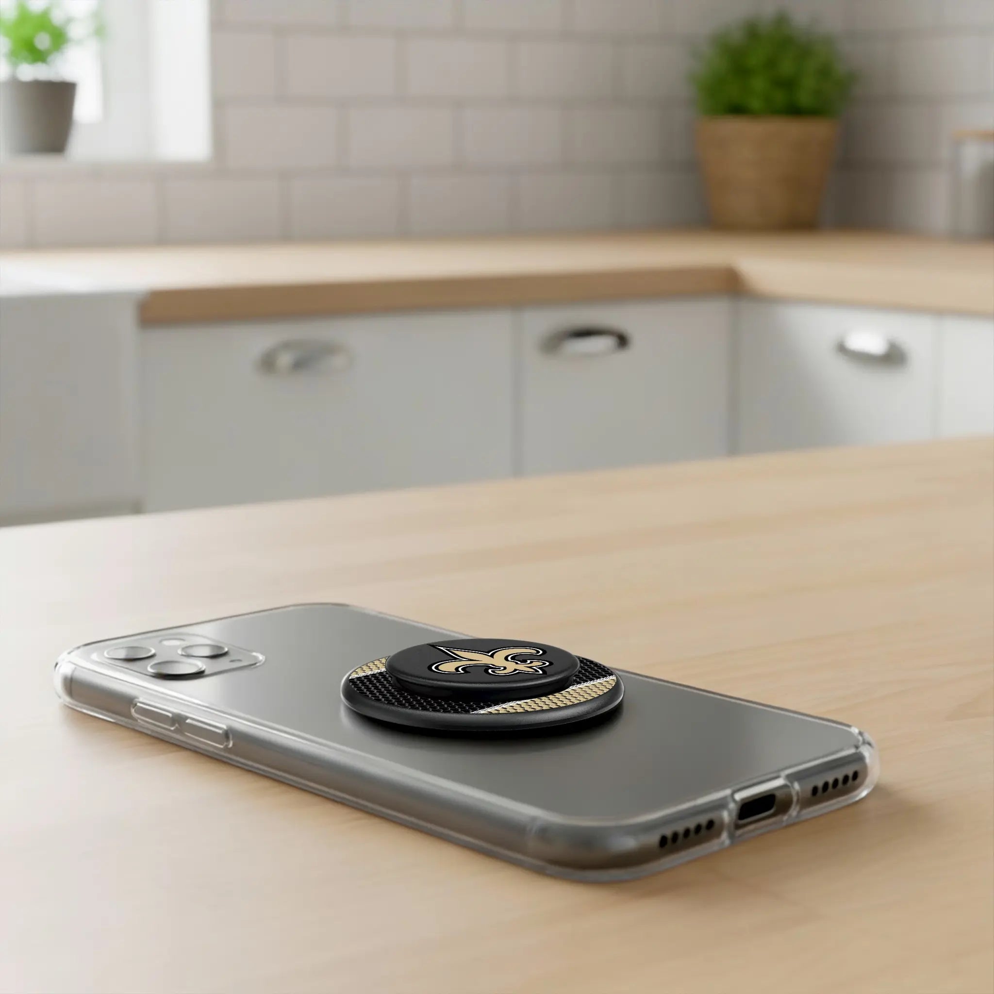 New Orleans Saints Mesh Popsockets Round Magnetic - Lifestyle