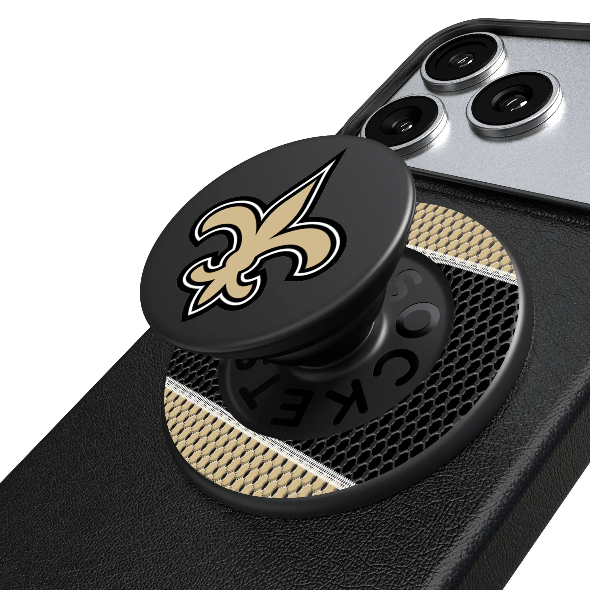 New Orleans Saints Mesh Popsockets Round Magnetic