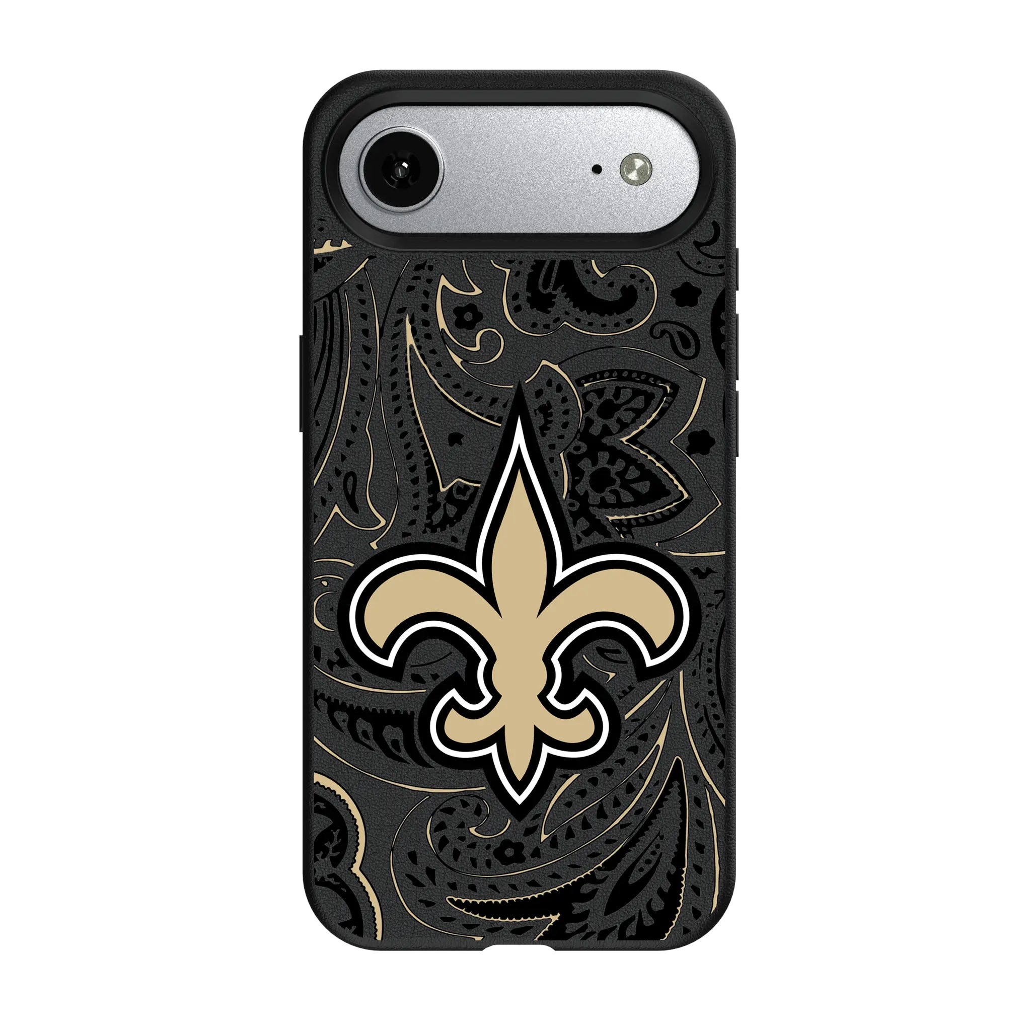 New Orleans Saints Paisley iPhone MagSafe Compatible Phone Case for Apple iPhone#Device_iPhone Air