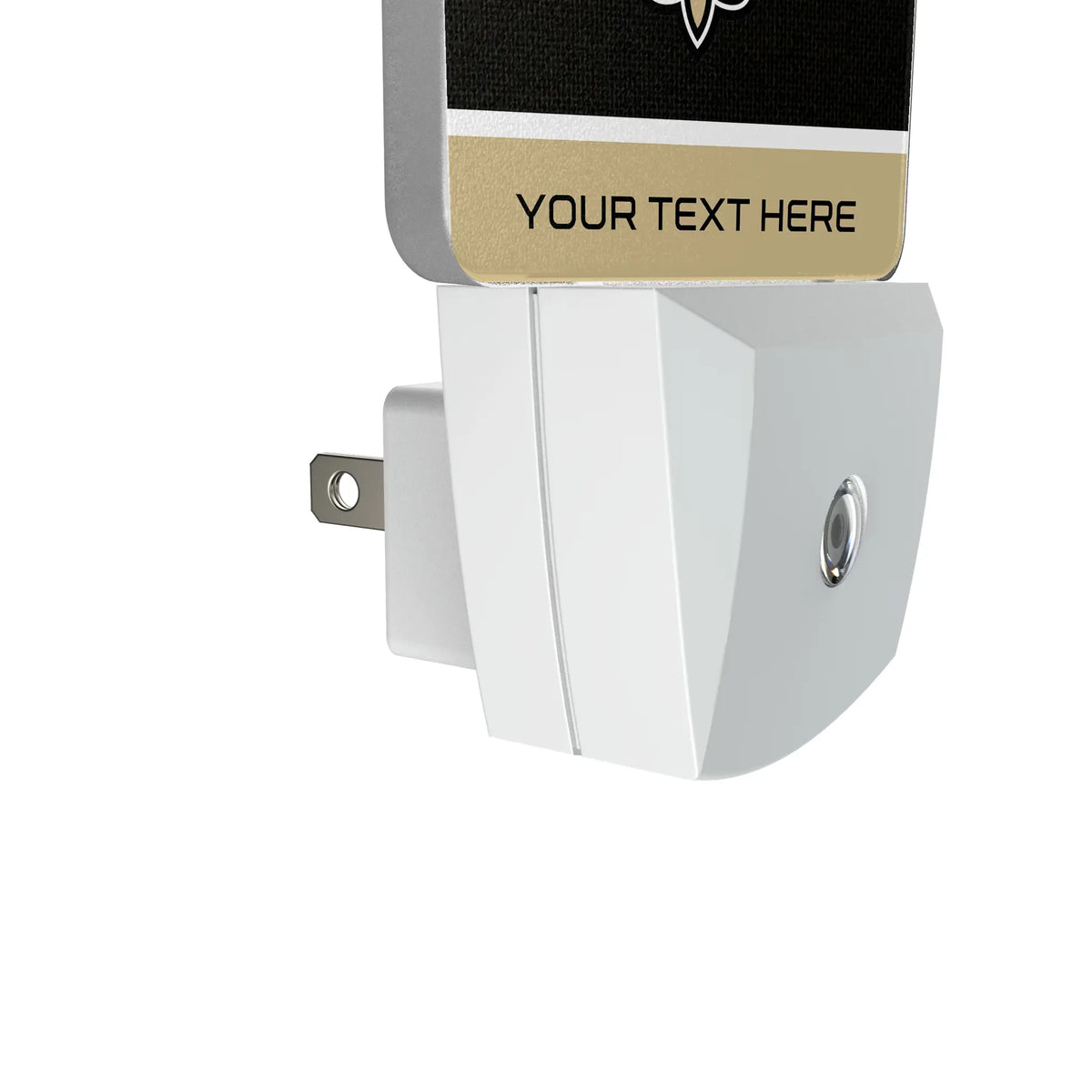 New Orleans Saints Personalized Endzone Solid Night Light 2-Pack - Detail