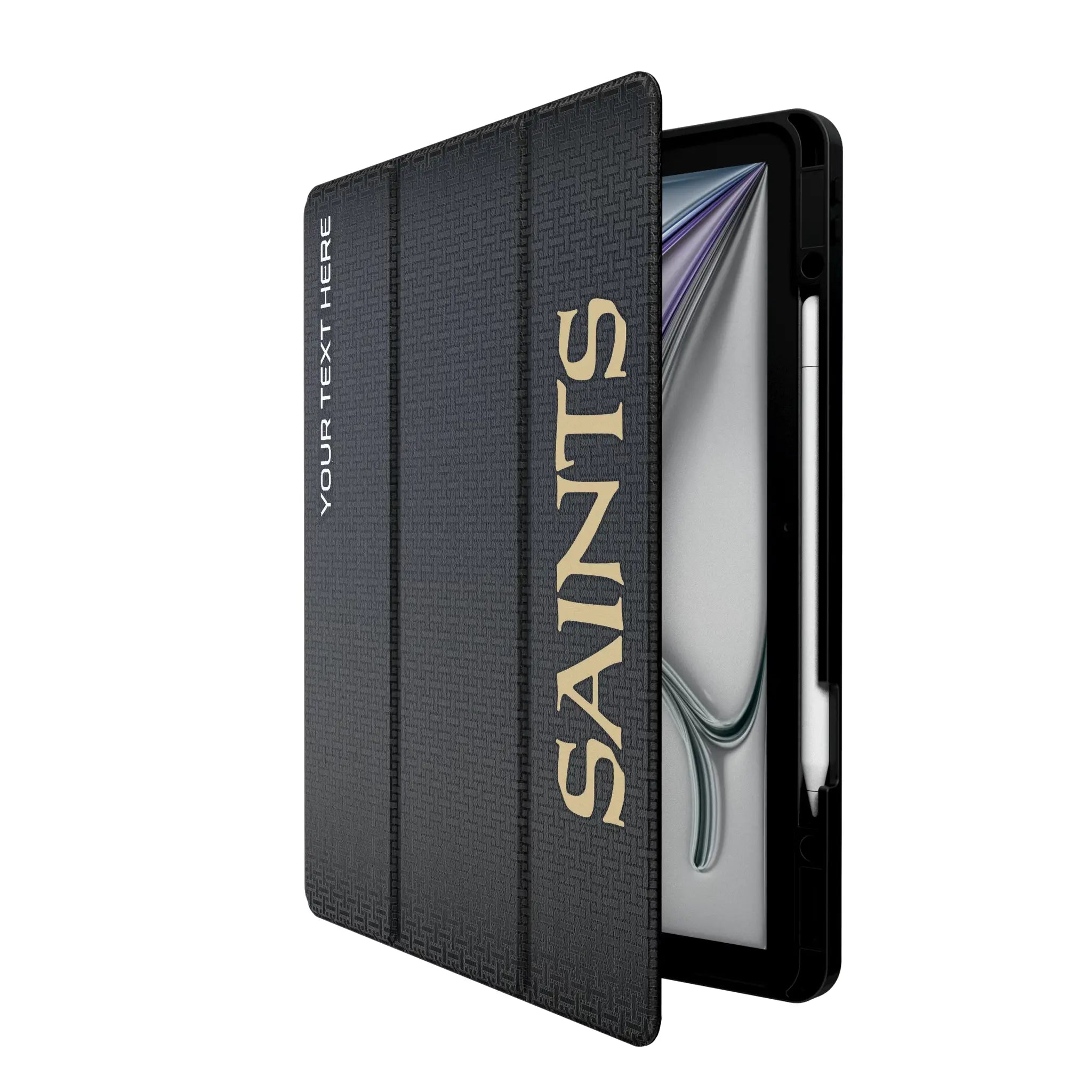 New Orleans Saints Personalized Linen iPad Tablet Case for Apple iPad