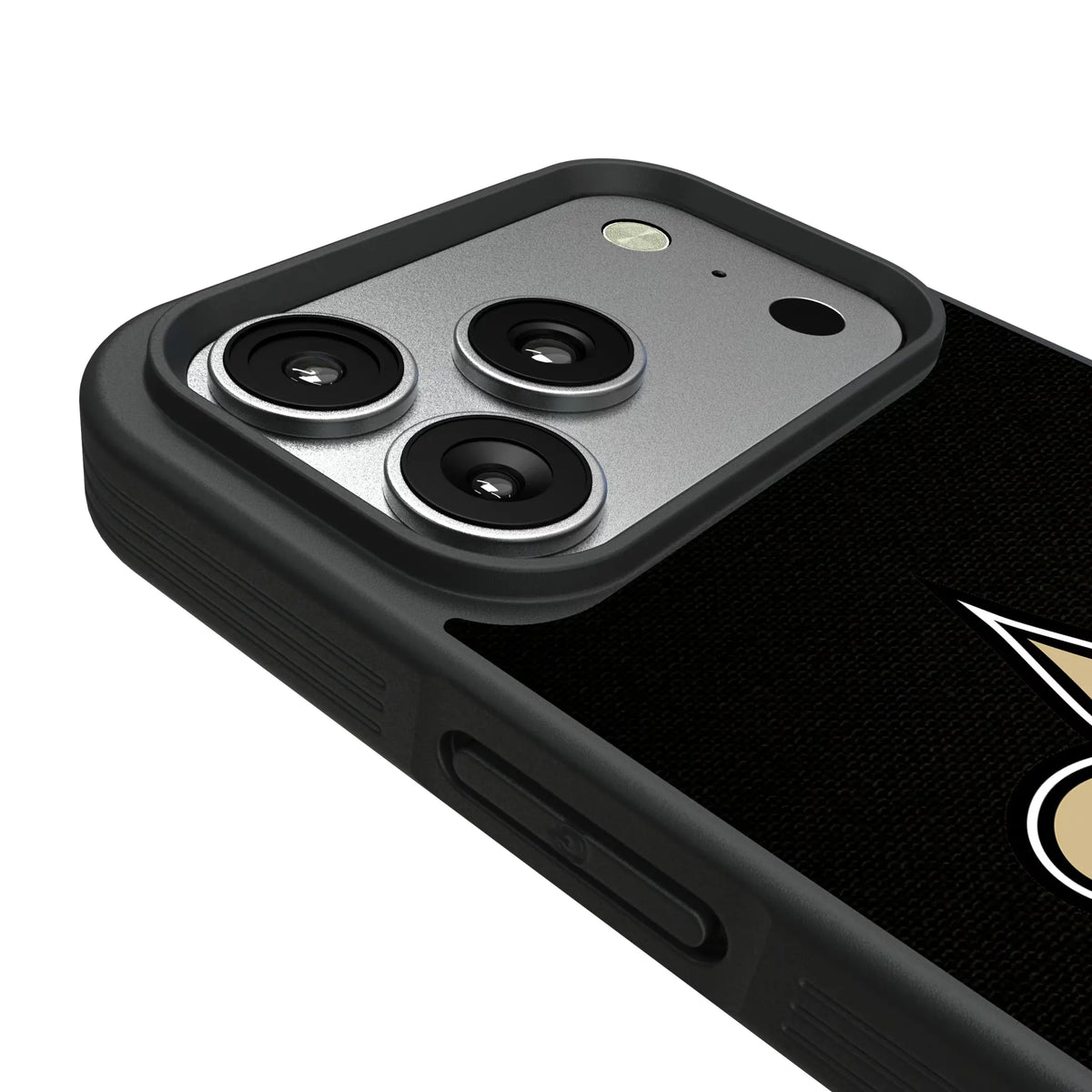 New Orleans Saints Personalized Stripe iPhone Bump Phone Case for Apple iPhone - Detail#Device_iPhone 17 Pro