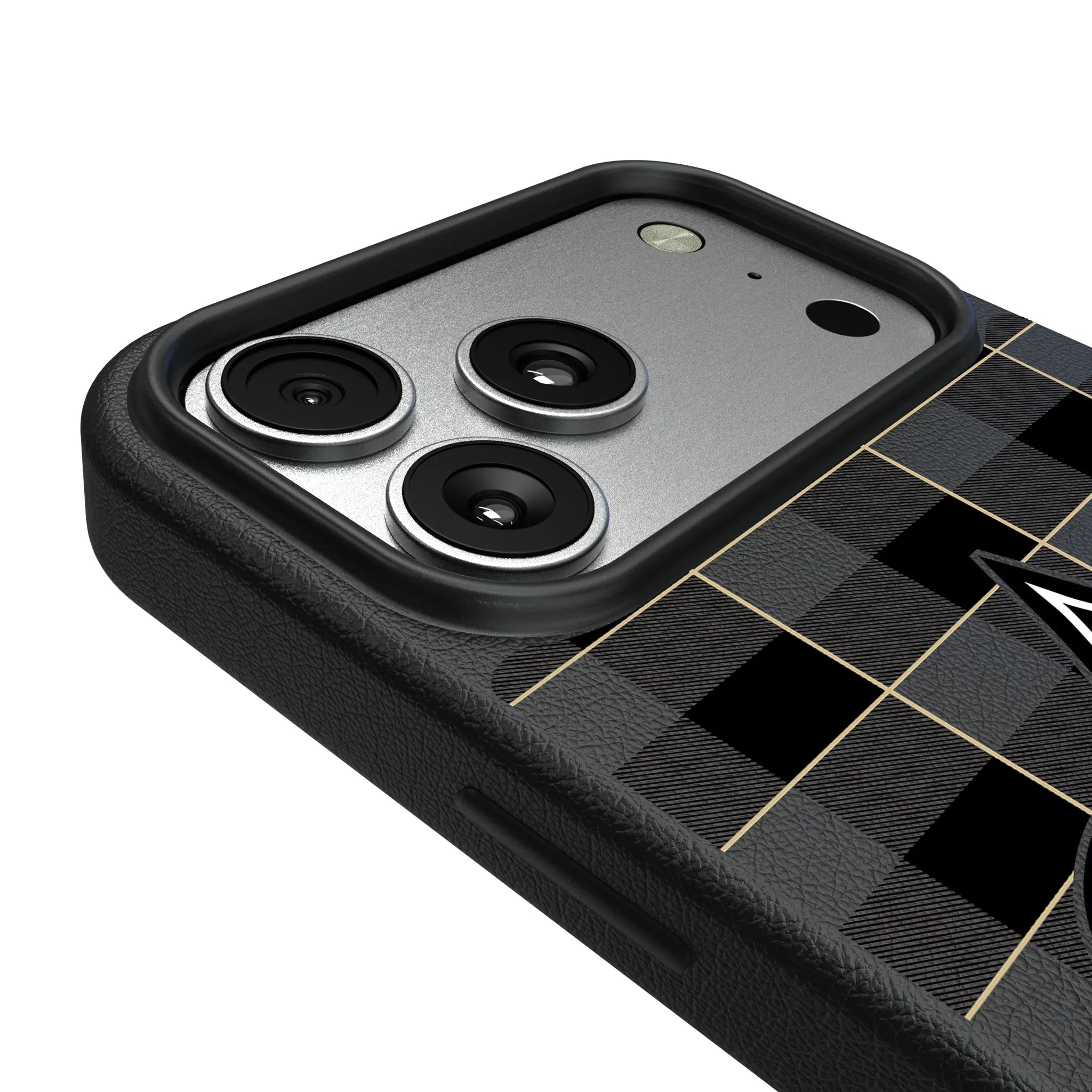 New Orleans Saints Plaid iPhone MagSafe Compatible Phone Case for Apple iPhone - Detail#Device_iPhone 17 Pro Max