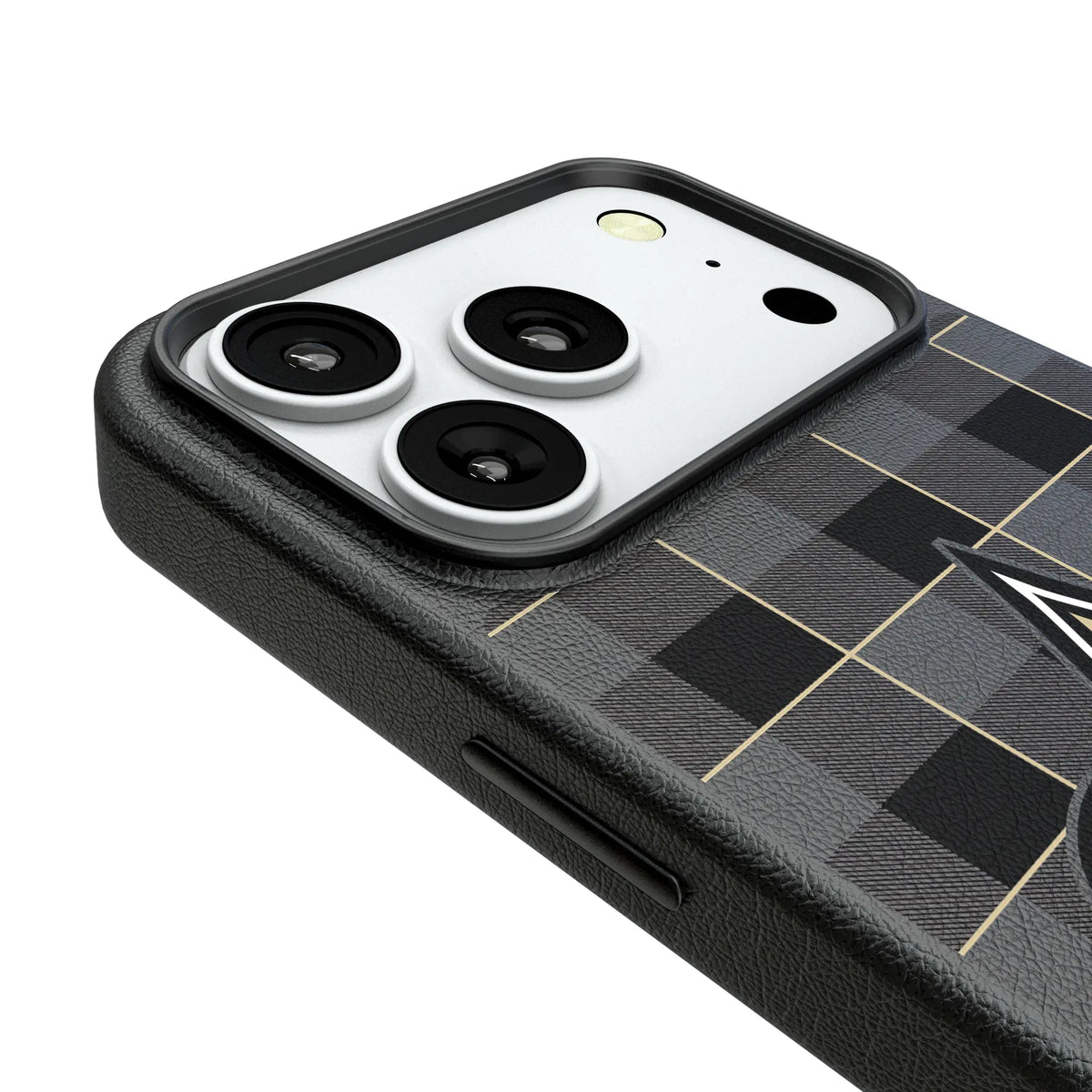 New Orleans Saints Plaid iPhone MagSafe Compatible Phone Case for Apple iPhone - Detail#Device_iPhone 18 Pro