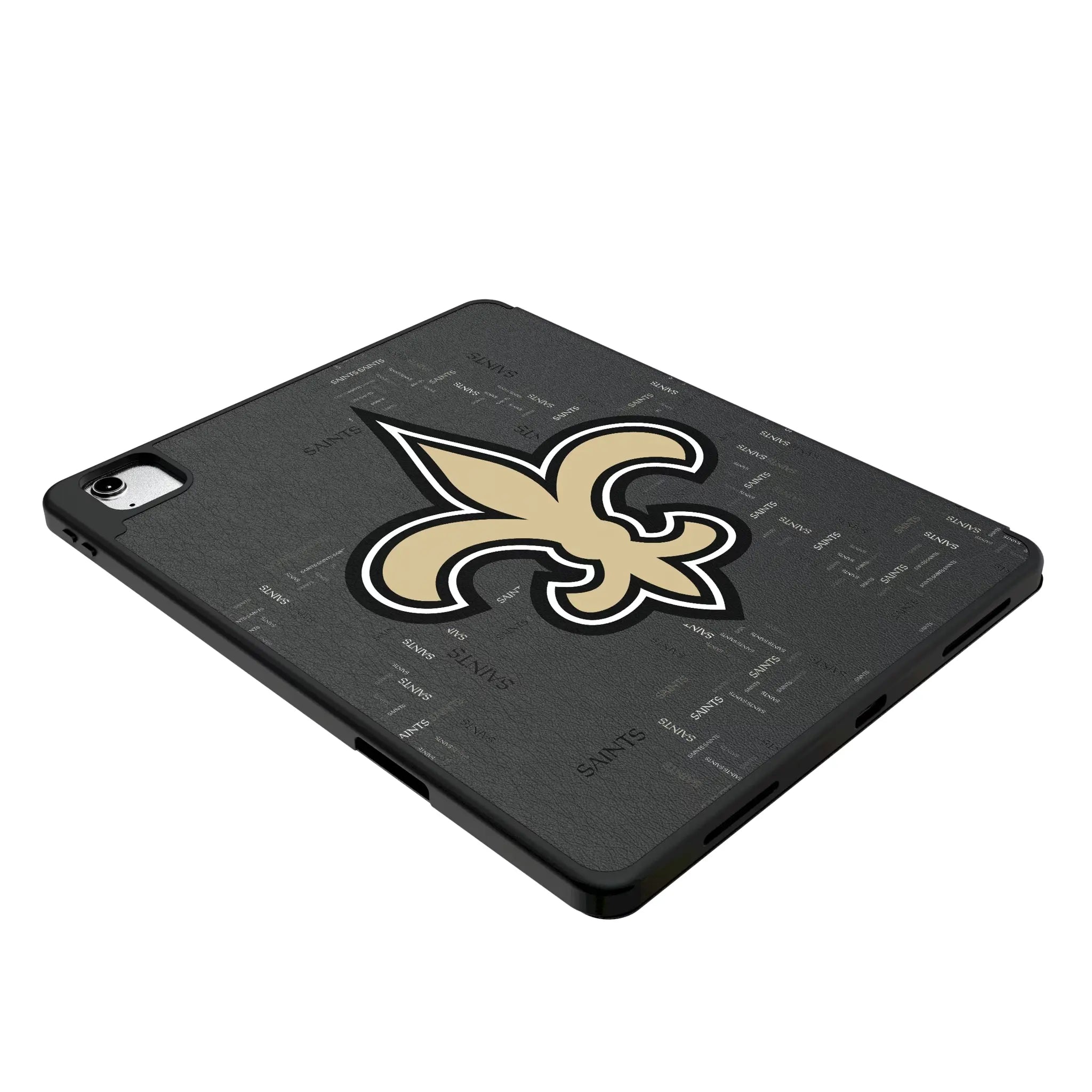 New Orleans Saints Quadtile iPad Tablet Case for Apple iPad - Isometric View
