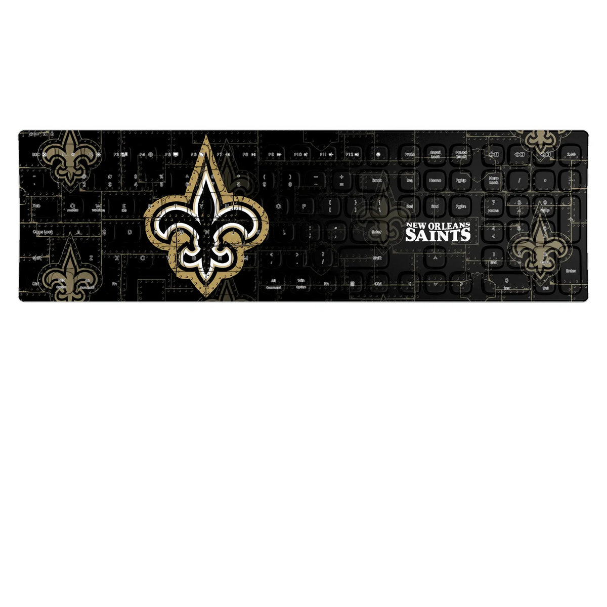 New Orleans Saints Rivet KKB605 Curved Wireless Keyboard