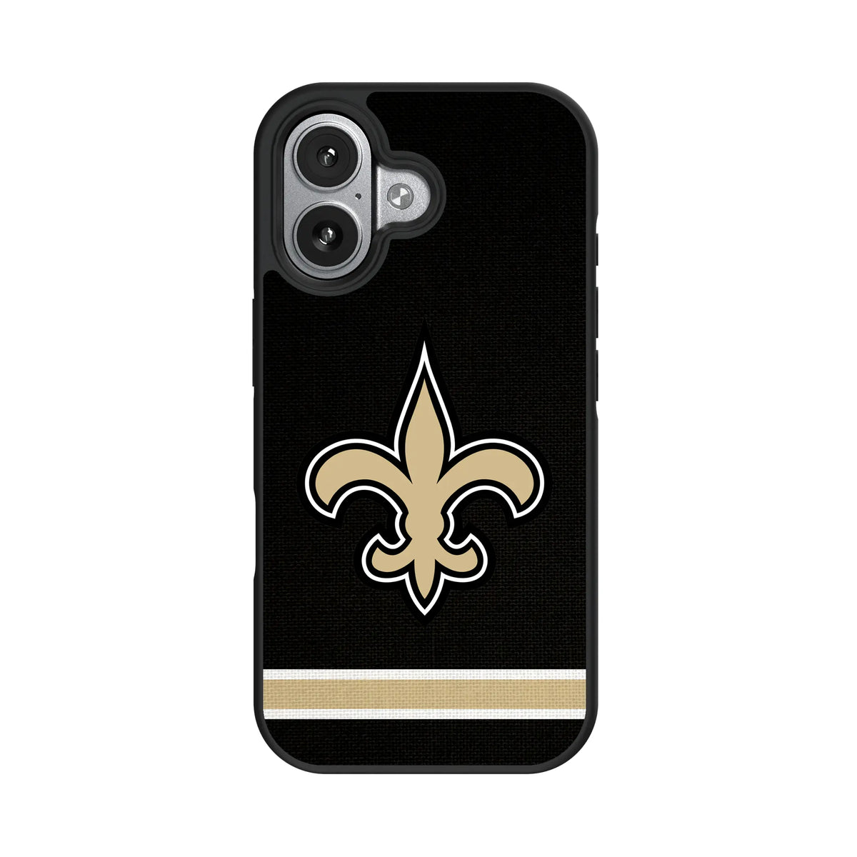 New Orleans Saints Stripe iPhone Bump Phone Case for Apple iPhone#Device_iPhone 17