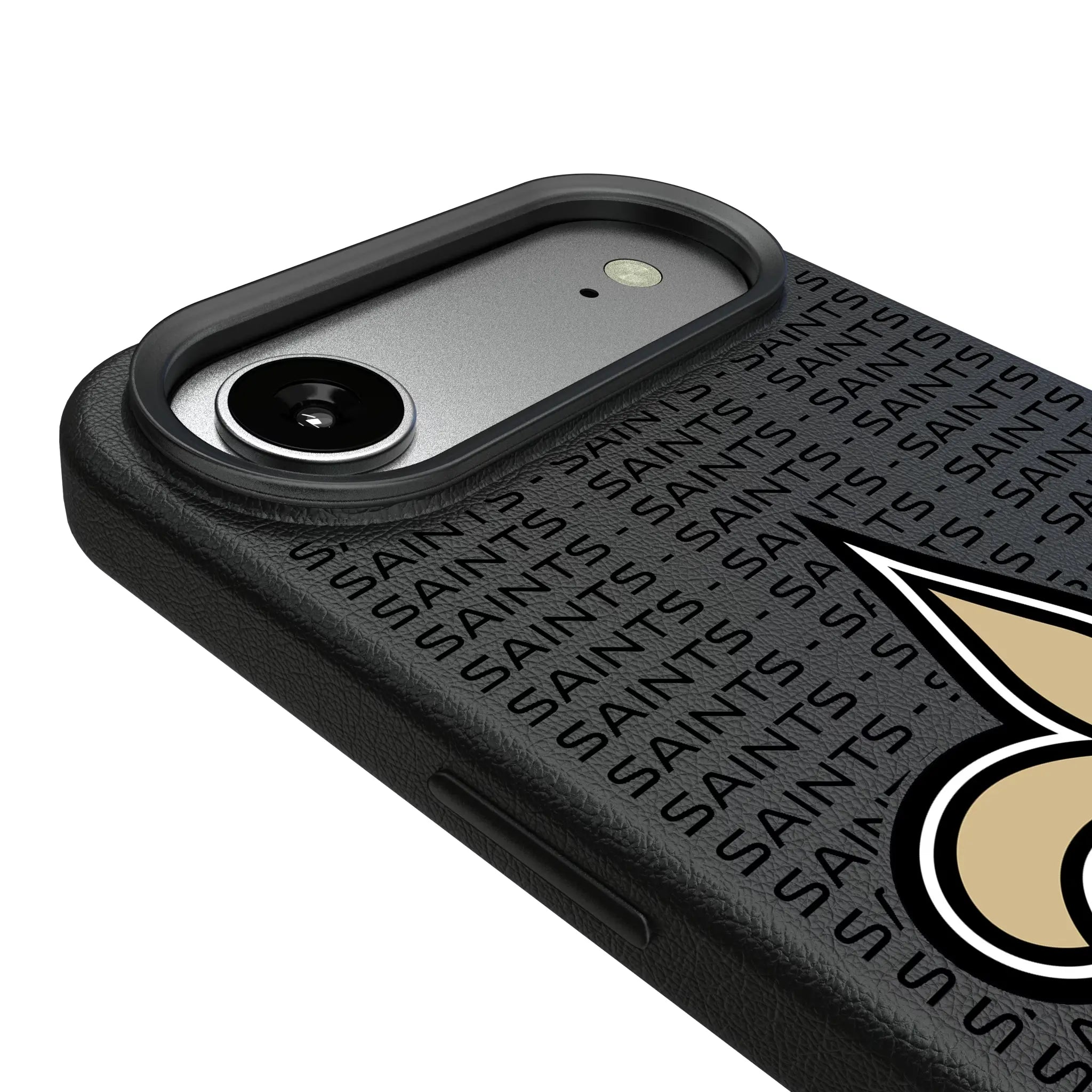 New Orleans Saints Text Backdrop iPhone MagSafe Compatible Phone Case for Apple iPhone - Detail#Device_iPhone Air