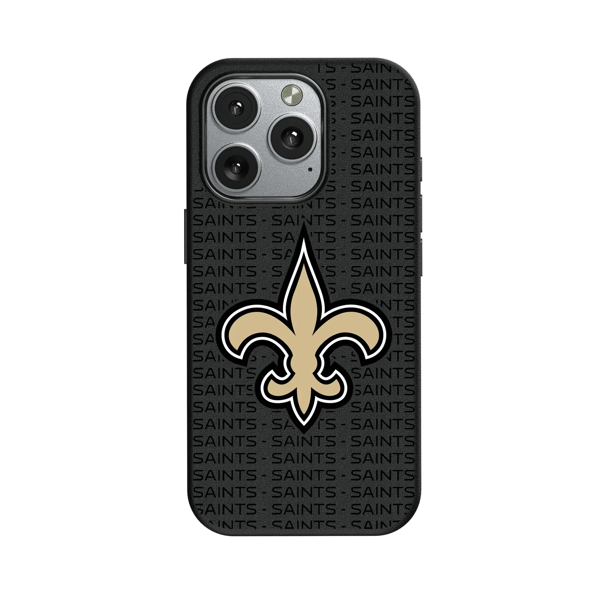 New Orleans Saints Text Backdrop iPhone MagSafe Compatible Phone Case for Apple iPhone