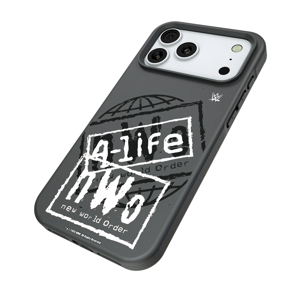 New World Order Impact iPhone Bump Phone Case for Apple iPhone - Isometric View#Device_iPhone 18 Pro Max