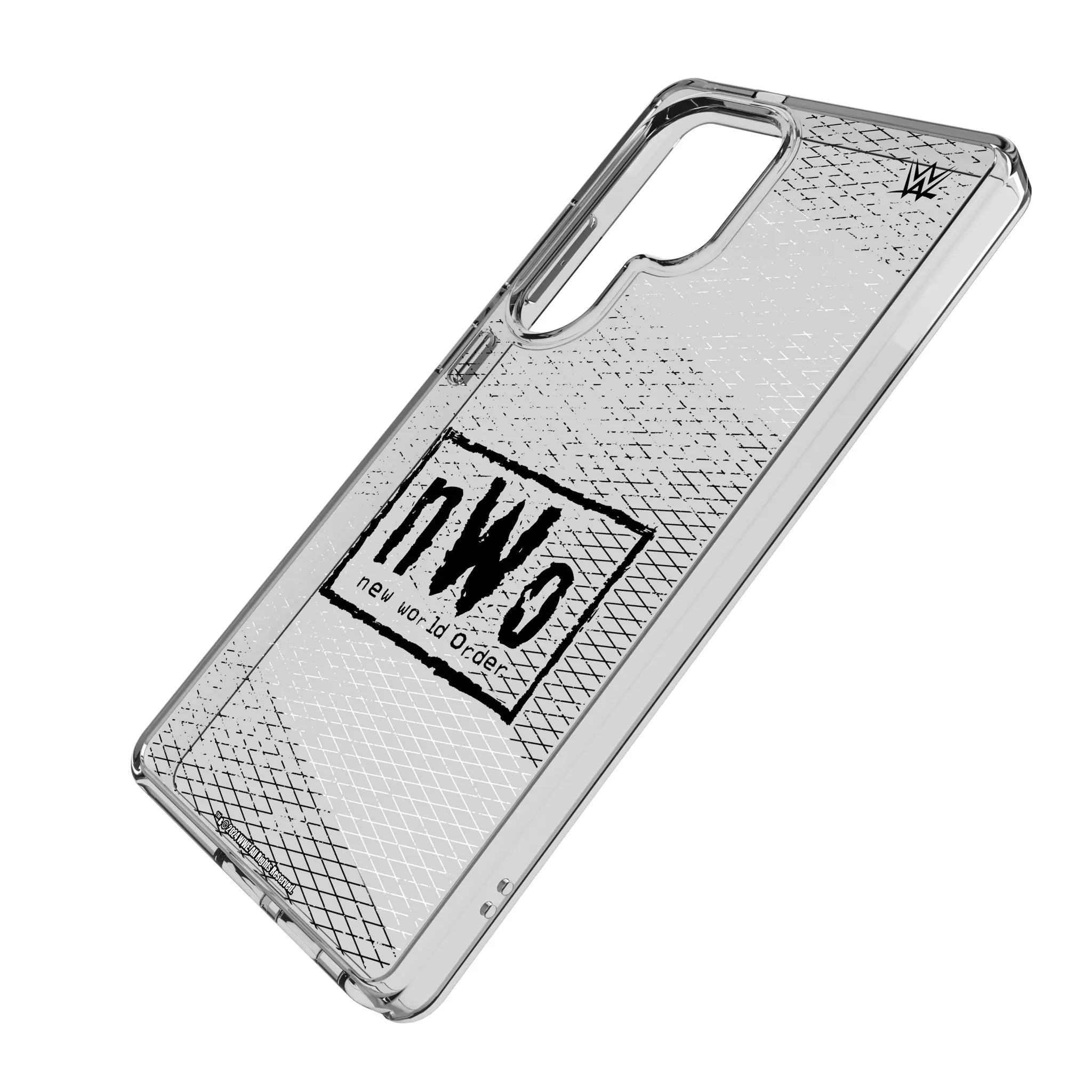 New World Order Steel Galaxy Clear Phone Case for Samsung Galaxy - Isometric View#Device_Galaxy S25 Ultra