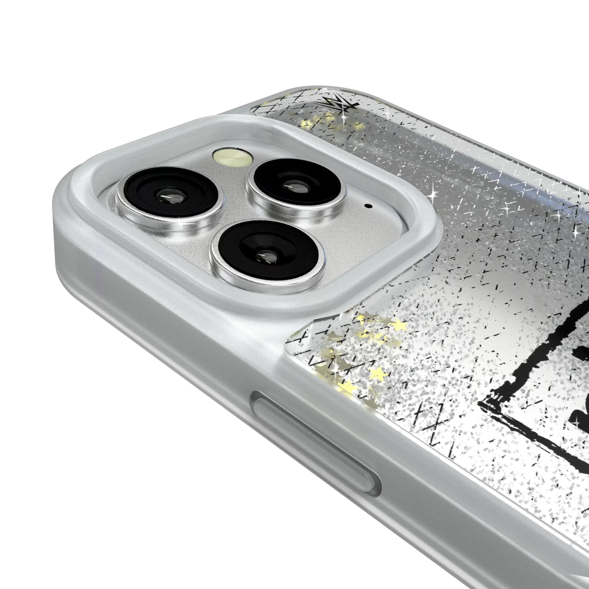New World Order Steel iPhone Glitter Phone Case for Apple iPhone - Detail