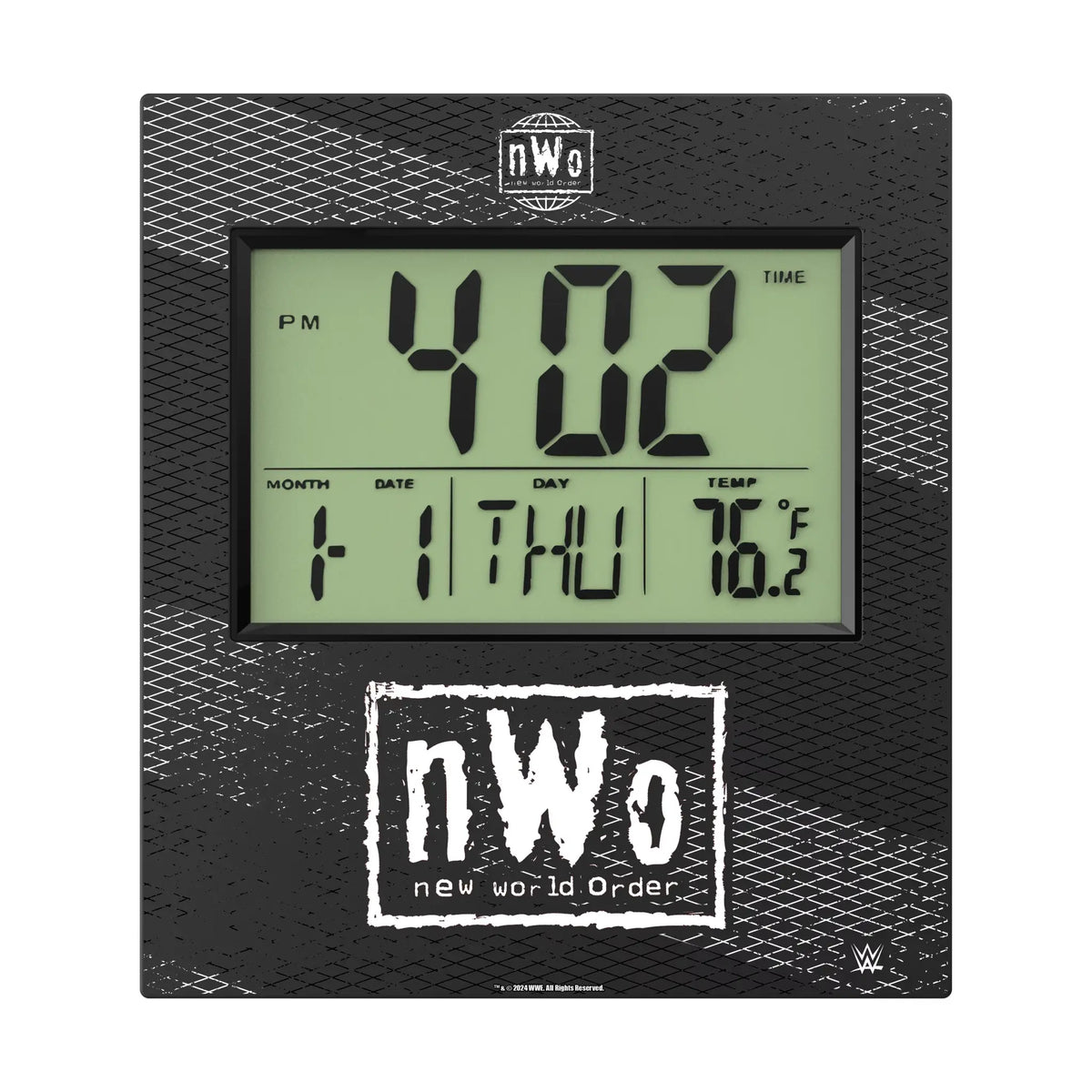 New World Order Steel Wall Clock