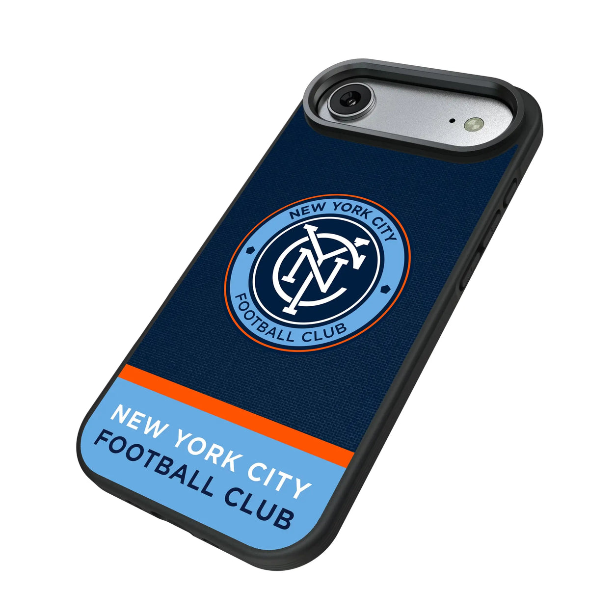 New York City FC Endzone Solid iPhone Bump Phone Case for Apple iPhone - Isometric View#Device_iPhone Air