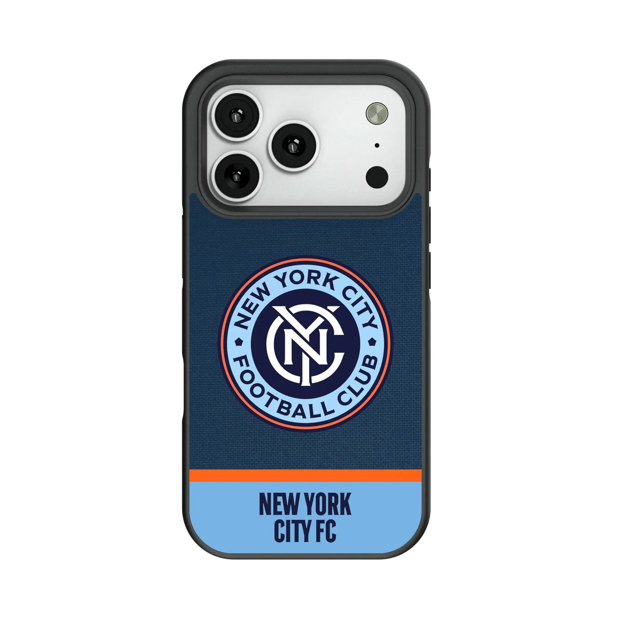 New York City FC Endzone Solid Bump Phone Case for Apple iPhone