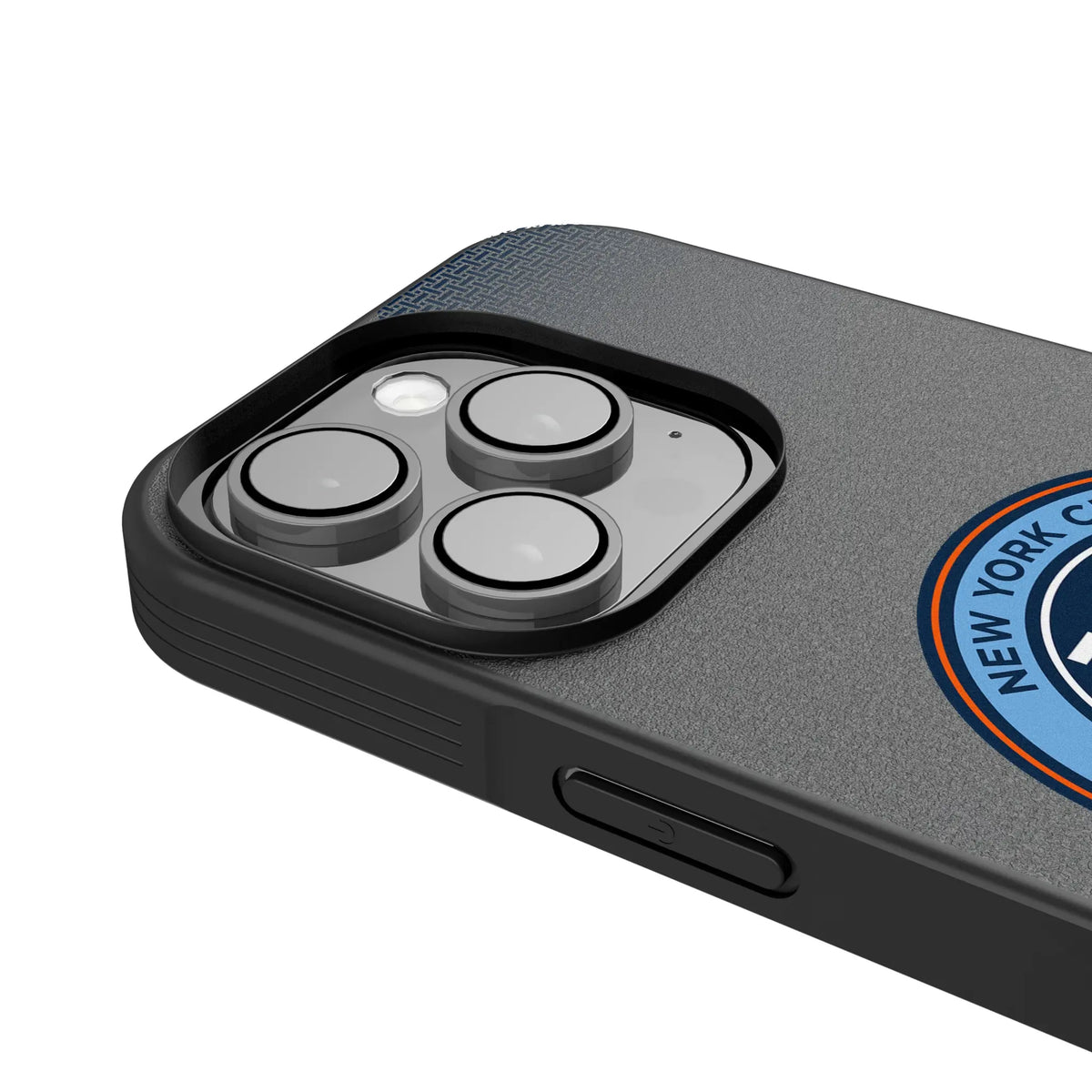 New York City FC Linen iPhone Bump Phone Case for Apple iPhone - Detail