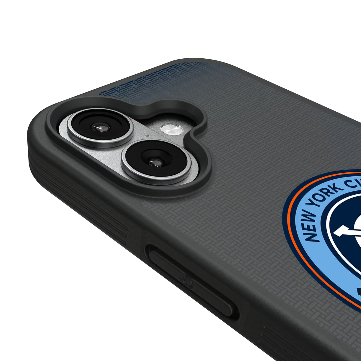 New York City FC Linen iPhone Bump Phone Case for Apple iPhone - Detail#Device_iPhone 17